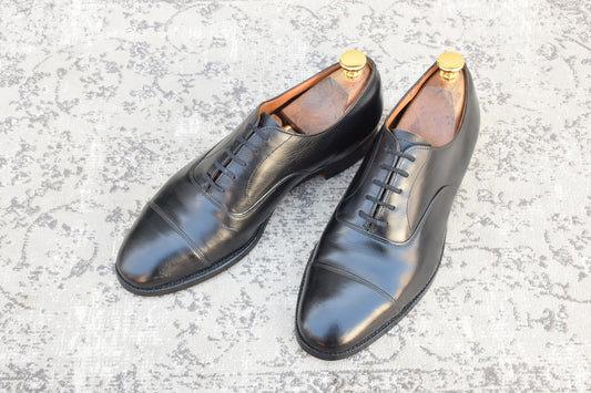 【3都市】Church's チャーチ CONSUL コンサル ストレート 内羽根 73ラスト 黒 ブラック UK6.5 / 25.0cm【W3533】