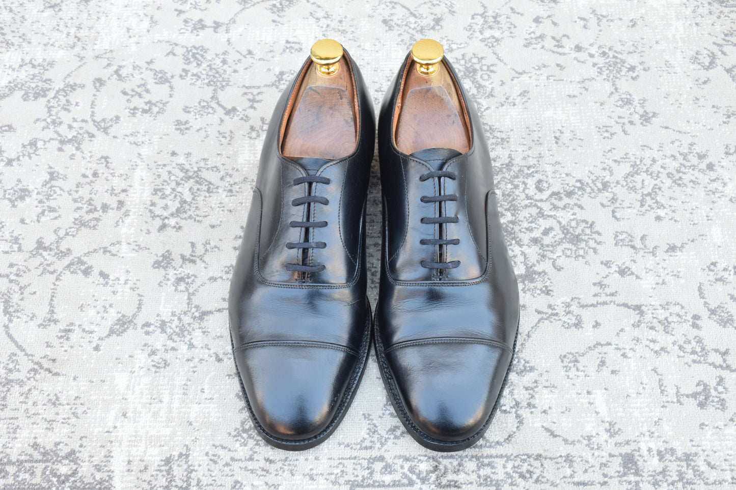 【3都市】Church's チャーチ CONSUL コンサル ストレート 内羽根 73ラスト 黒 ブラック UK6.5 / 25.0cm【W3533】