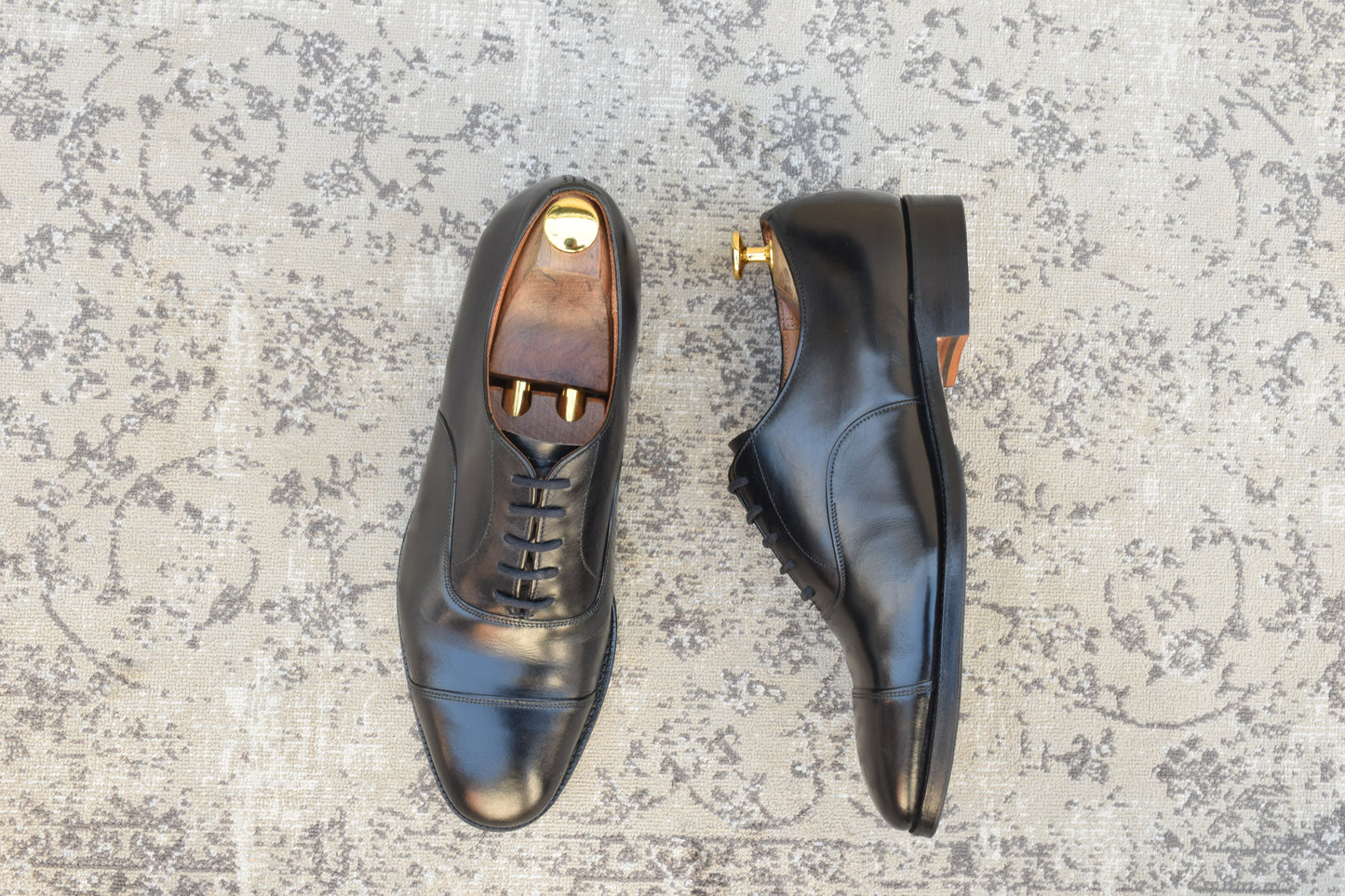 【3都市】Church's チャーチ CONSUL コンサル ストレート 内羽根 73ラスト 黒 ブラック UK6.5 / 25.0cm【W3533】