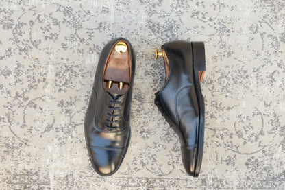 【3都市】Church's チャーチ CONSUL コンサル ストレート 内羽根 73ラスト 黒 ブラック UK6.5 / 25.0cm【W3533】