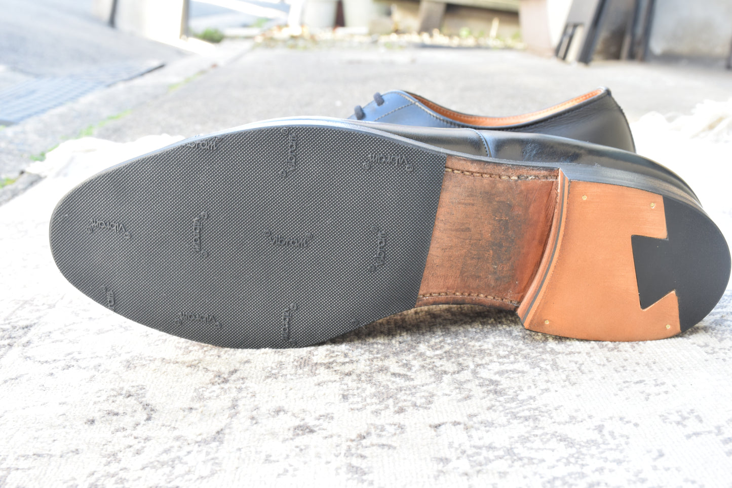 【3都市】Church's チャーチ CONSUL コンサル ストレート 内羽根 73ラスト 黒 ブラック UK6.5 / 25.0cm【W3533】