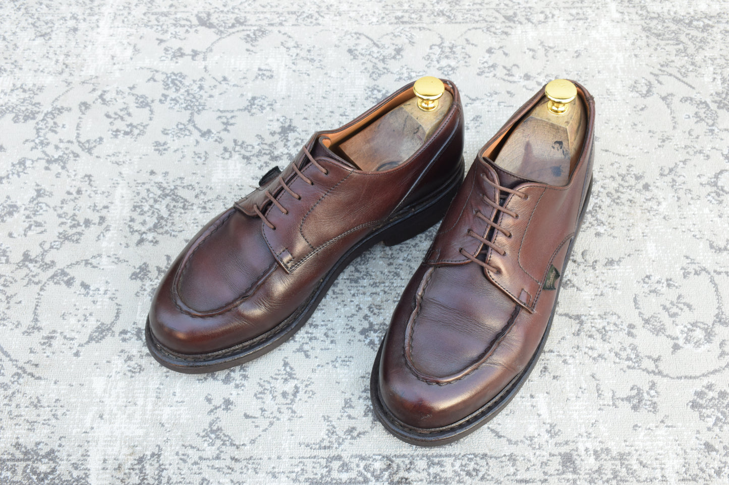PARABOOT パラブーツ CHAMBORD シャンボード Uチップ 外羽根 濃茶 ブラウン UK7.5 / 26.0cm【W3535】