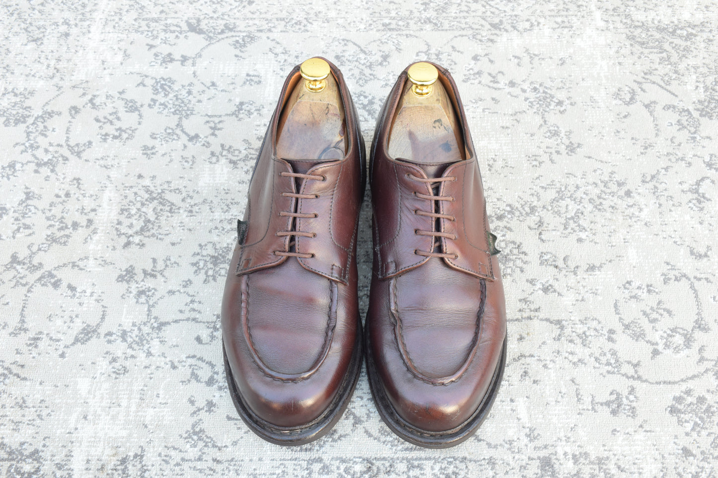 PARABOOT パラブーツ CHAMBORD シャンボード Uチップ 外羽根 濃茶 ブラウン UK7.5 / 26.0cm【W3535】