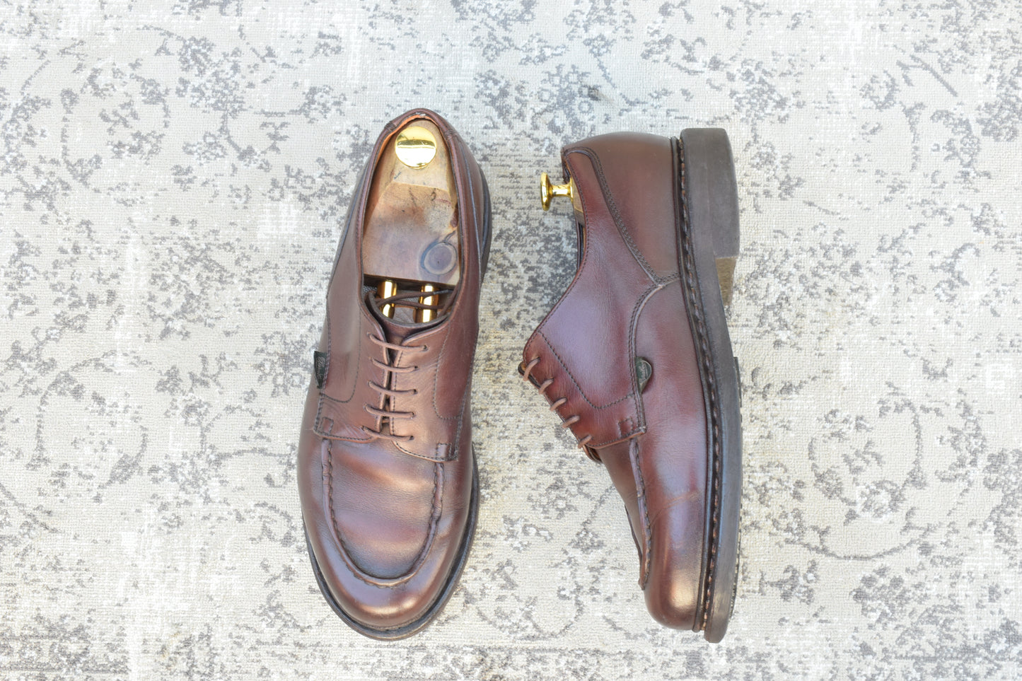 PARABOOT パラブーツ CHAMBORD シャンボード Uチップ 外羽根 濃茶 ブラウン UK7.5 / 26.0cm【W3535】