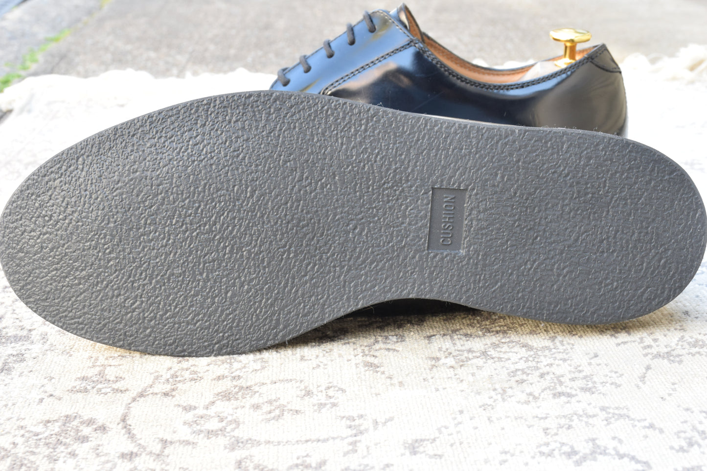 【オールソール済み】DANNER ダナー POSTMAN SHOES ポストマンシューズ プレーン 外羽根 黒 ブラック D4300 US9 / 27.0cm【W3538】