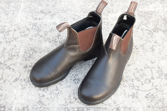 BLUNDSTONE ブランドストーン SIDE GORE BOOTS サイドゴアブーツ 濃茶 ブラウン UK7 / 26.0cm【Ｗ3539】