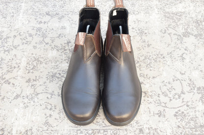 BLUNDSTONE ブランドストーン SIDE GORE BOOTS サイドゴアブーツ 濃茶 ブラウン UK7 / 26.0cm【Ｗ3539】