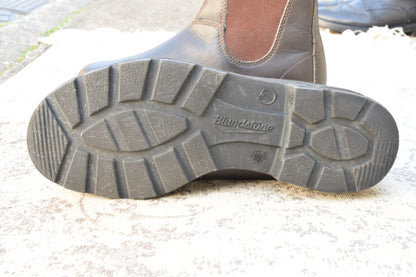 BLUNDSTONE ブランドストーン SIDE GORE BOOTS サイドゴアブーツ 濃茶 ブラウン UK7 / 26.0cm【Ｗ3539】