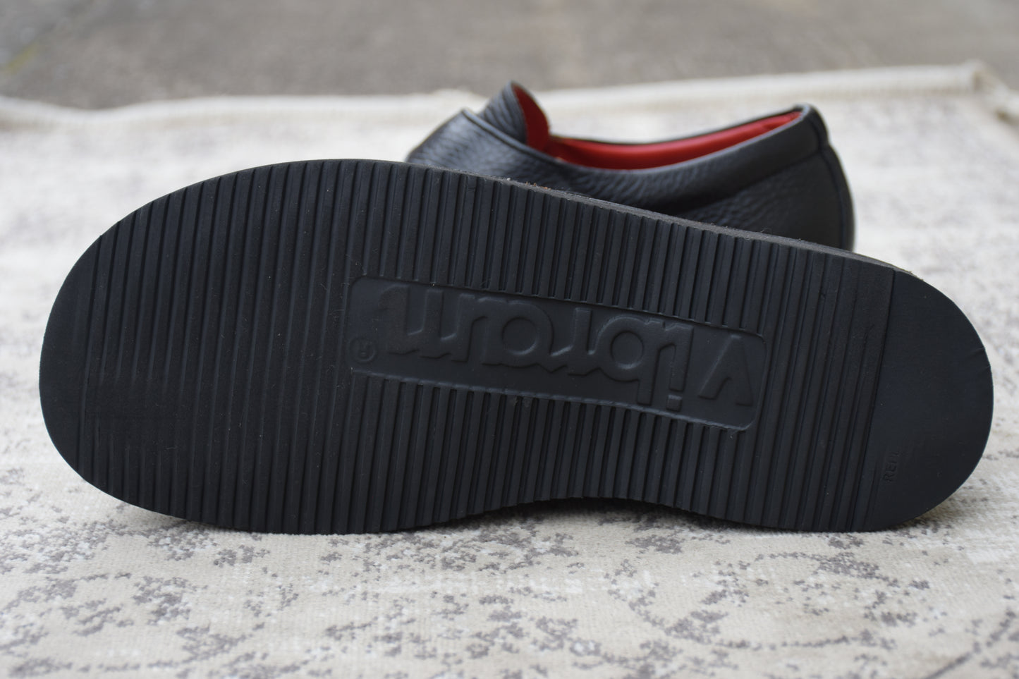 REGAL Shoe&Co. リーガル シューアンドコー 807S シングルモンクストラップ シボ革 黒 ブラック 24.5cm【W3545】