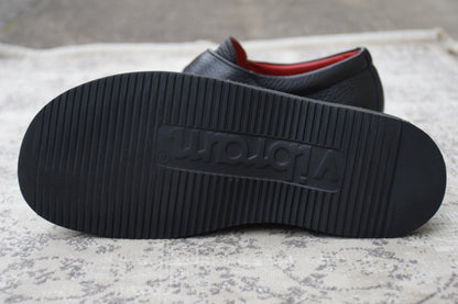 REGAL Shoe&Co. リーガル シューアンドコー 807S シングルモンクストラップ シボ革 黒 ブラック 24.5cm【W3545】