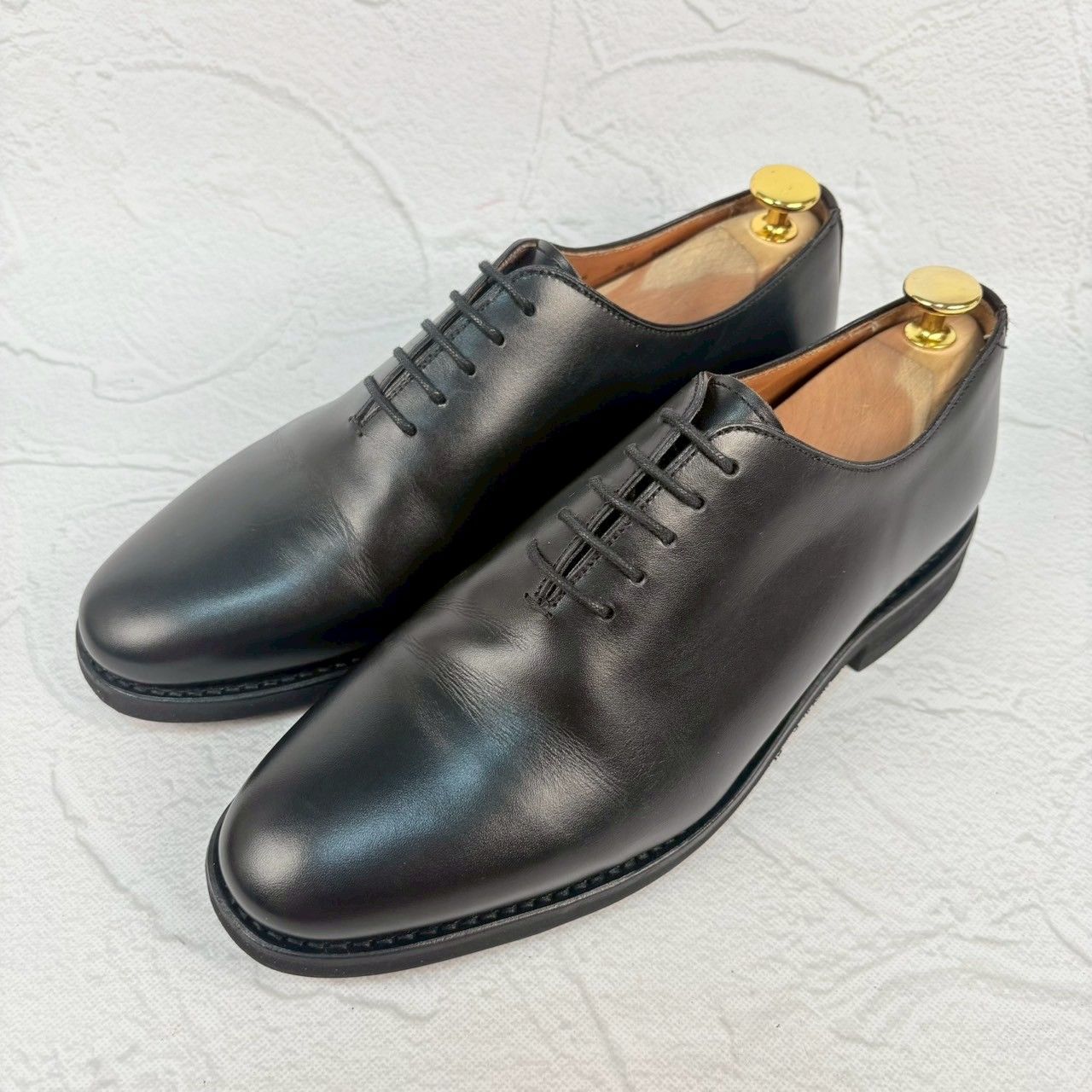 Berwick1707 バーウィック 5246BCVIBK ホールカット 黒 ブラック UK5.5 / 25cm 極美品【W3348】