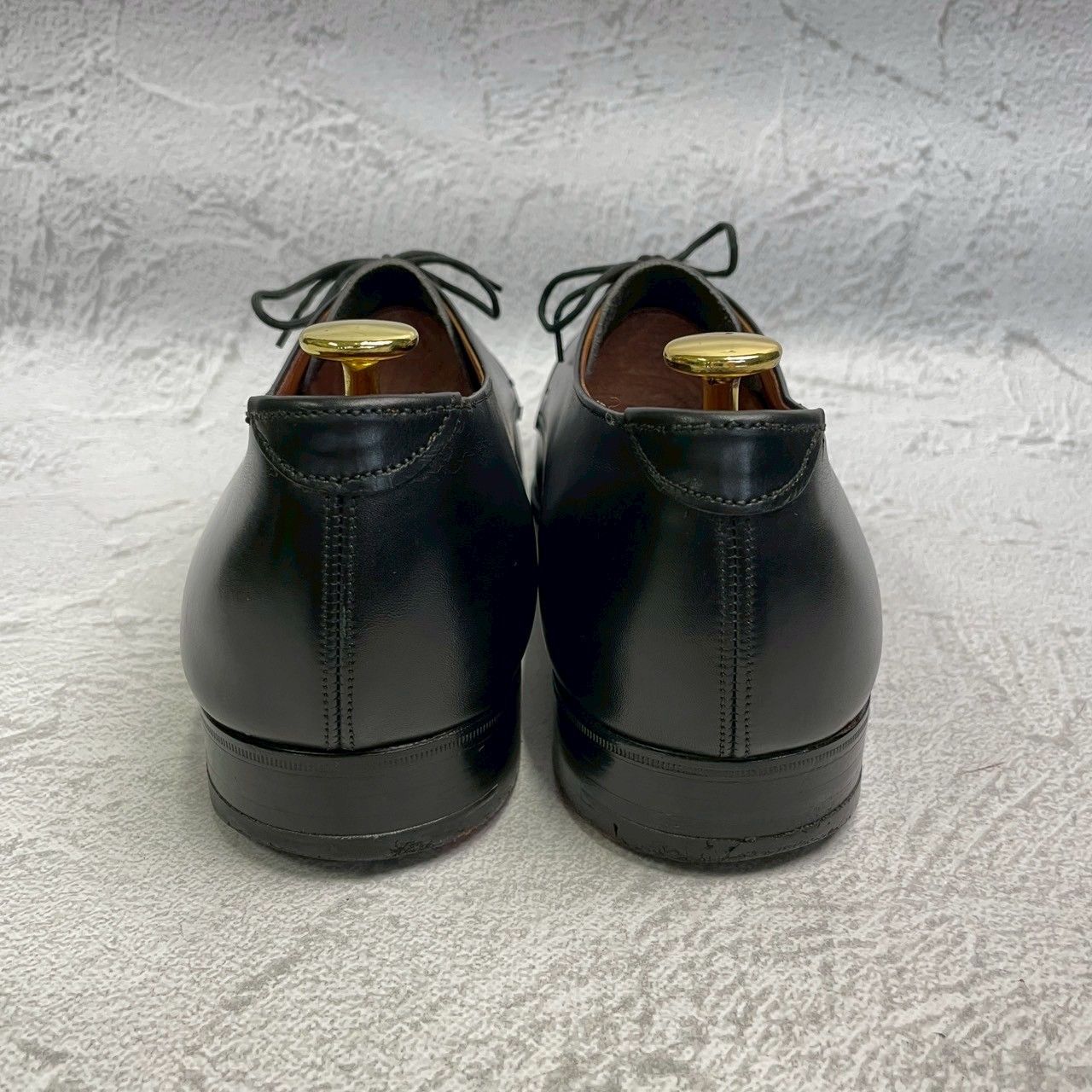 【美品】Church’s チャーチ 2都市 プレーントゥ 外羽根 3ホール 黒 ブラック UK9 / 90F / 27.5cm【W3365】旧旧チャーチ
