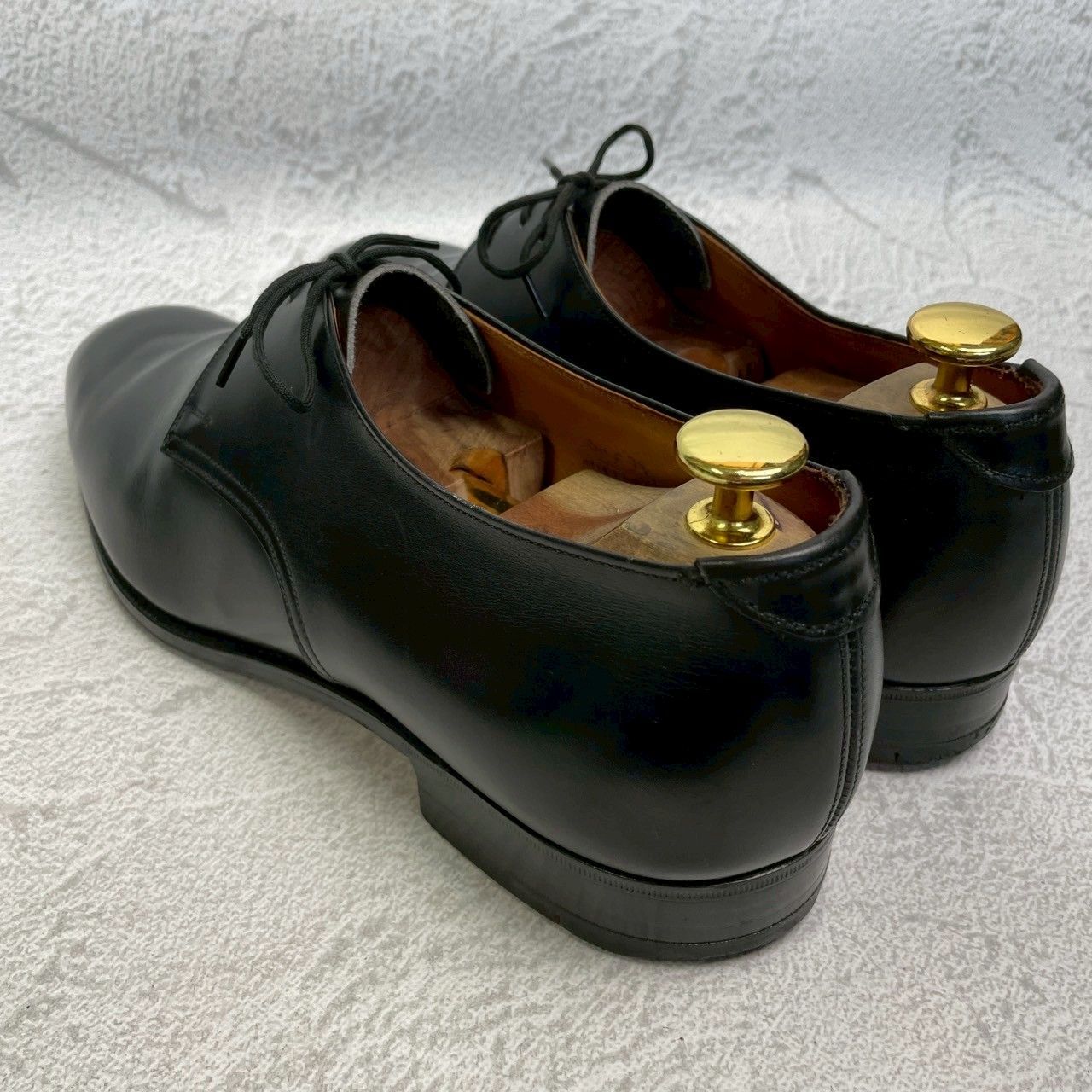 【美品】Church’s チャーチ 2都市 プレーントゥ 外羽根 3ホール 黒 ブラック UK9 / 90F / 27.5cm【W3365】旧旧チャーチ