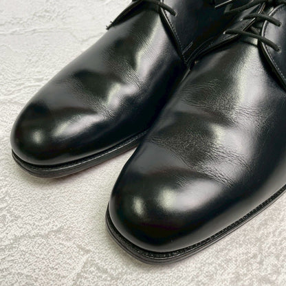 【美品】Church’s チャーチ 2都市 プレーントゥ 外羽根 3ホール 黒 ブラック UK9 / 90F / 27.5cm【W3365】旧旧チャーチ