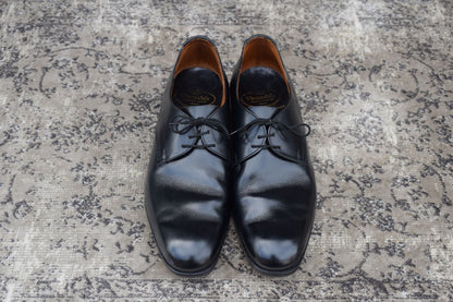【美品】Church’s チャーチ 2都市 プレーントゥ 外羽根 3ホール 黒 ブラック UK9 / 90F / 27.5cm【W3365】旧旧チャーチ