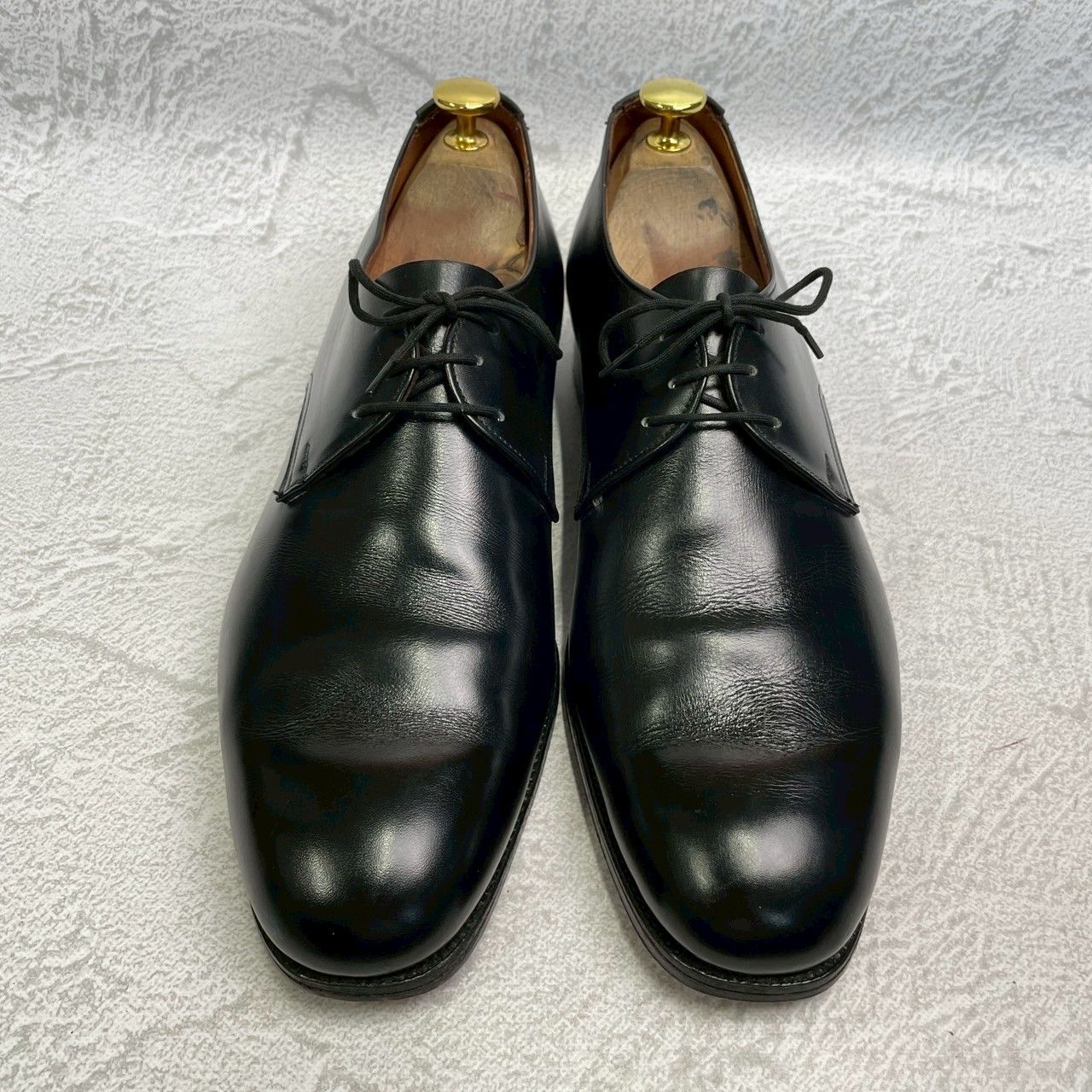 【美品】Church’s チャーチ 2都市 プレーントゥ 外羽根 3ホール 黒 ブラック UK9 / 90F / 27.5cm【W3365】旧旧チャーチ