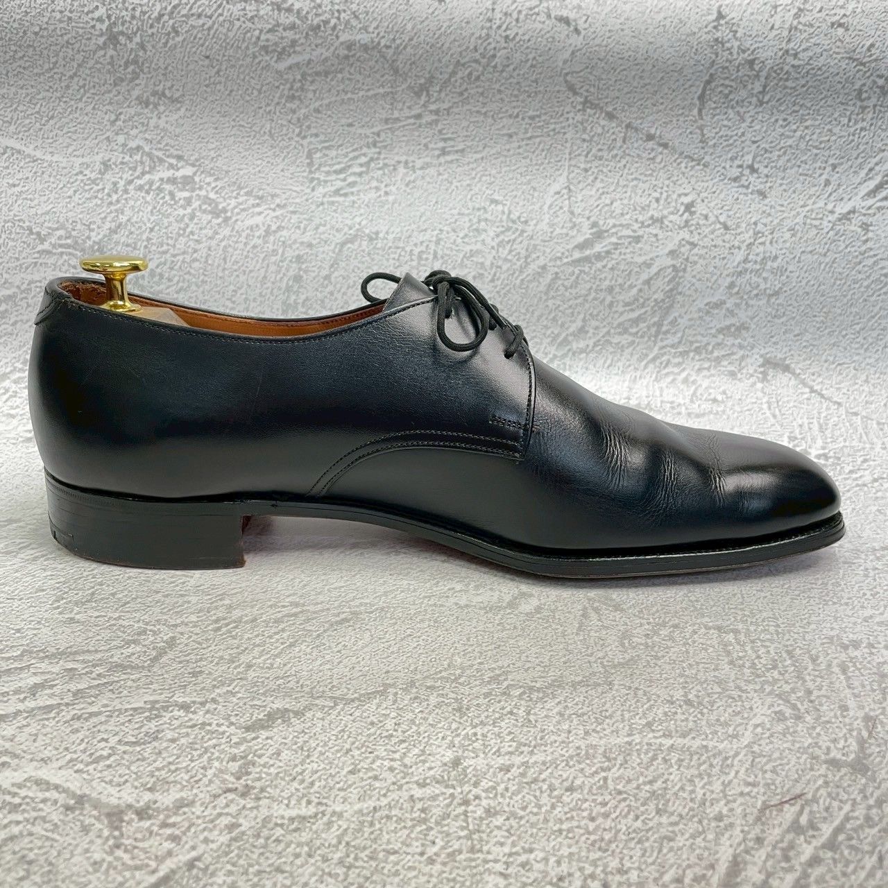 【美品】Church’s チャーチ 2都市 プレーントゥ 外羽根 3ホール 黒 ブラック UK9 / 90F / 27.5cm【W3365】旧旧チャーチ