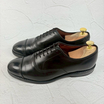 【良品】Allen Edmonds アレンエドモンズ Park Avenue パークアベニュー ストレート 内羽根 黒 US7 / 25cm相当 [W3310]