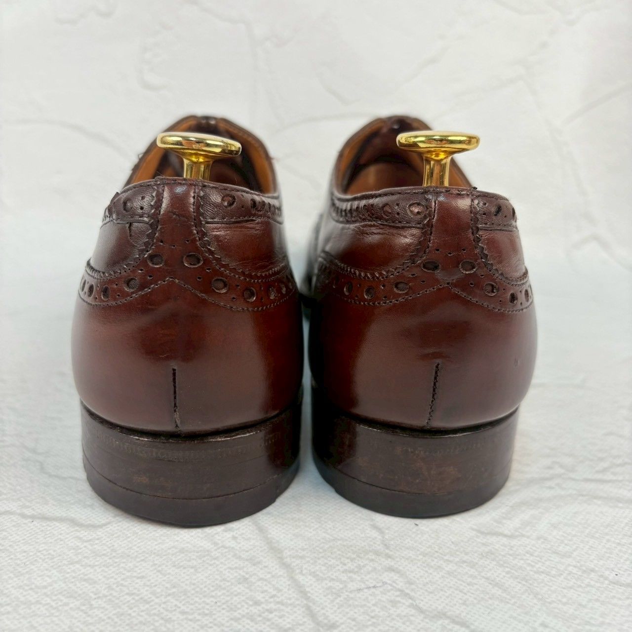 Church’s チャーチ Diplomat ディプロマット セミブローグ 内羽根 茶 ブラウン UK6.5F / 25.0cm【W3349】