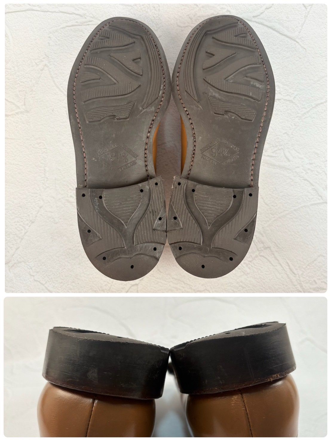 【美品】Crockett&Jones クロケットアンドジョーンズ MORETON モールトン Uチップ 外羽根 茶 ライトブラウン UK8 / 26.5cm [W3320]