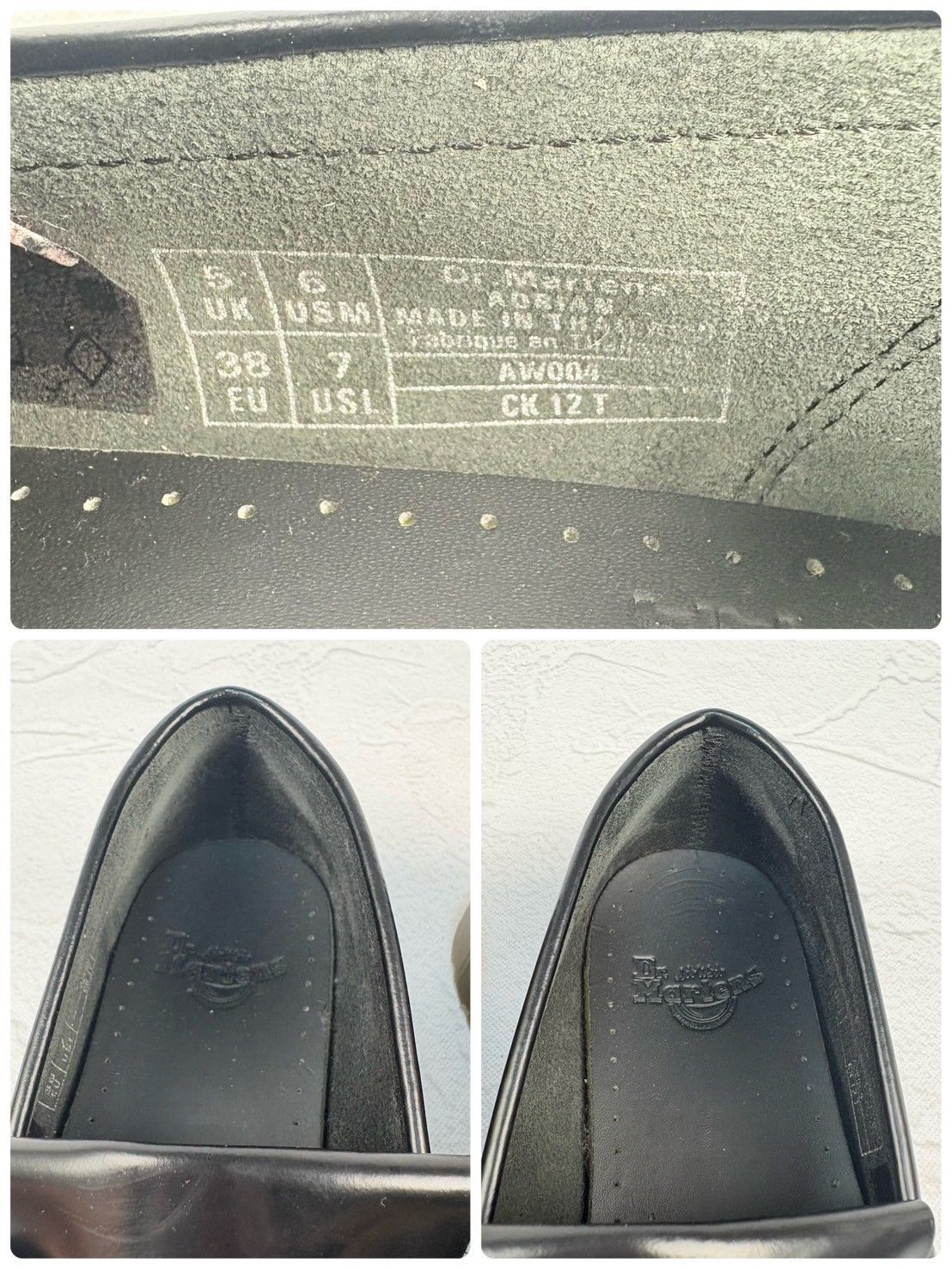 【美品】Dr.Martens ドクターマーチン ADRIAN エイドリアン タッセルローファー 黒 ブラック UK5 / 24cm【W3340】