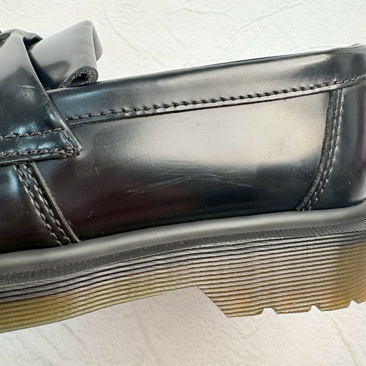 【美品】Dr.Martens ドクターマーチン ADRIAN エイドリアン タッセルローファー 黒 ブラック UK5 / 24cm【W3340】