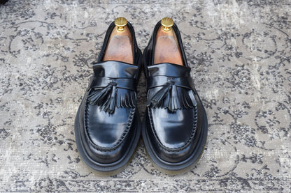 【美品】Dr.Martens ドクターマーチン ADRIAN エイドリアン タッセルローファー 黒 ブラック UK5 / 24cm【W3340】
