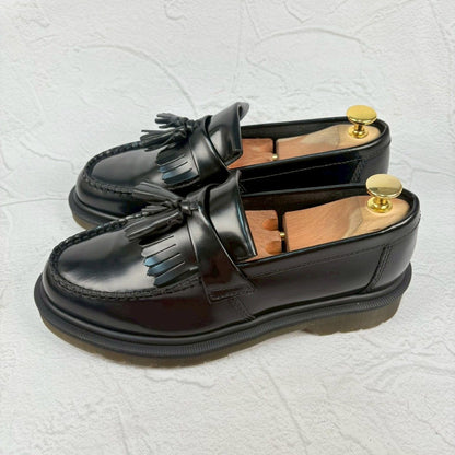 【美品】Dr.Martens ドクターマーチン ADRIAN エイドリアン タッセルローファー 黒 ブラック UK5 / 24cm【W3340】