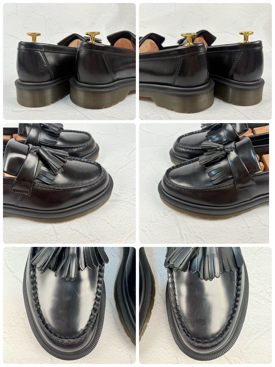 【美品】Dr.Martens ドクターマーチン ADRIAN エイドリアン タッセルローファー 黒 ブラック UK5 / 24cm【W3340】