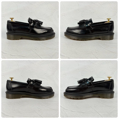【美品】Dr.Martens ドクターマーチン ADRIAN エイドリアン タッセルローファー 黒 ブラック UK5 / 24cm【W3340】