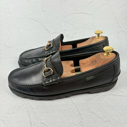 【希少】PARABOOT パラブーツ Bahamas バハマ ビットローファー 黒 8 フランス製