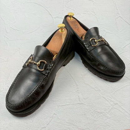 【希少】PARABOOT パラブーツ Bahamas バハマ ビットローファー 黒 8 フランス製