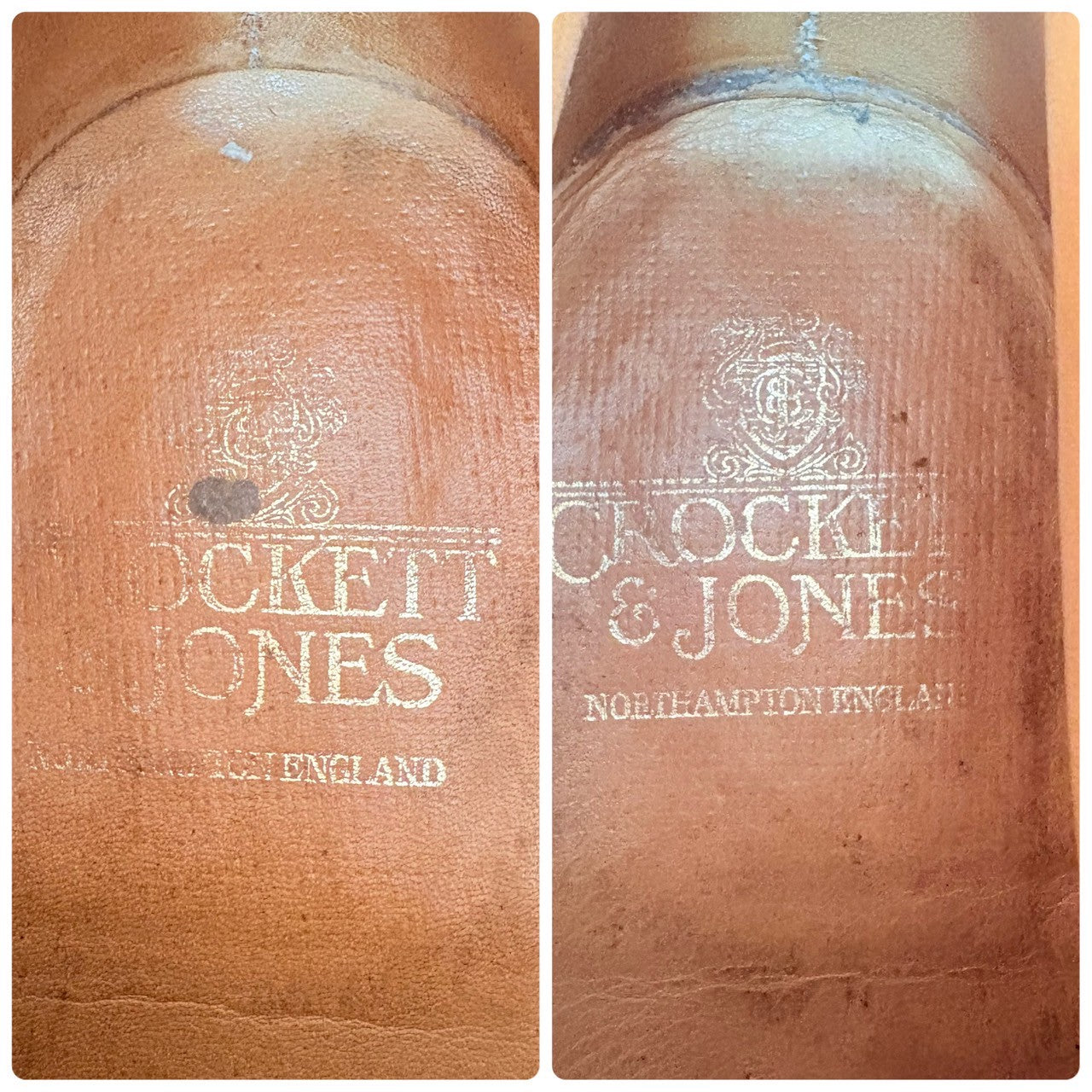 【良品】Crockett&Jones クロケットアンドジョーンズ CHEPSTOW チェプストウ ジョージブーツ チャッカ シボ革 茶 7.5 ［W3235］