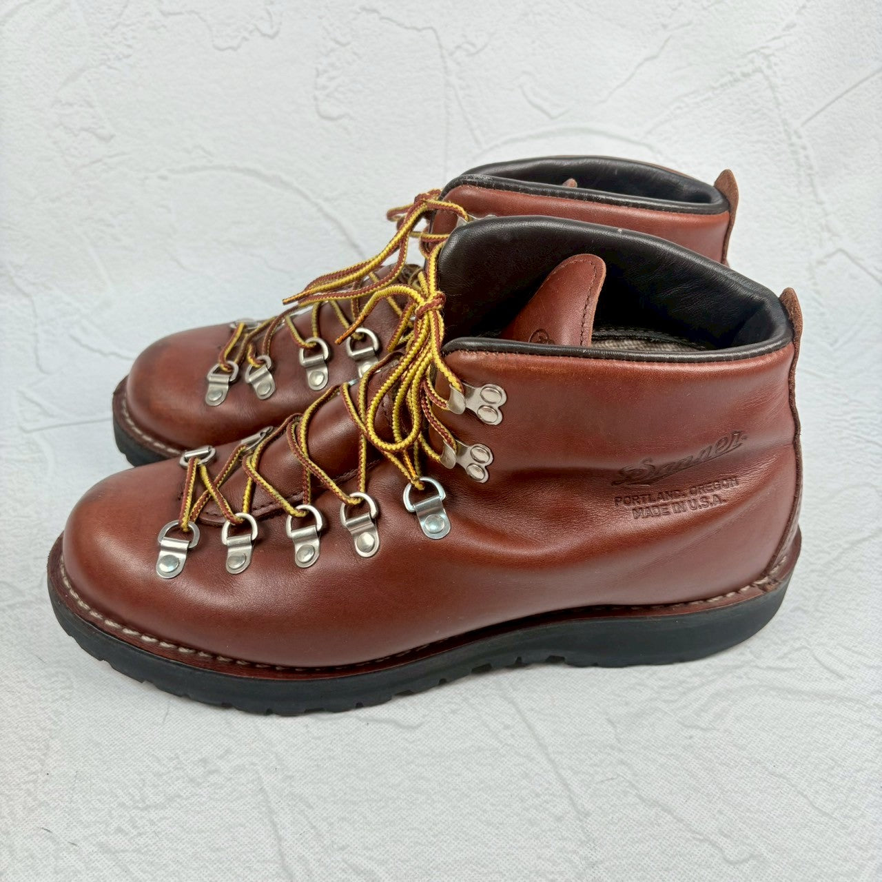 【良品】Danner ダナー MOUNTAIN LIGHT マウンテンライト GORE-TEX ゴアテックス 茶 ブラウン US9.5 ［W3237］