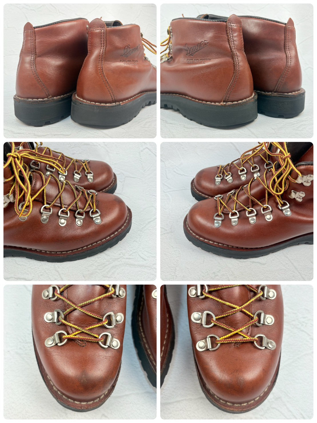 【良品】Danner ダナー MOUNTAIN LIGHT マウンテンライト GORE-TEX ゴアテックス 茶 ブラウン US9.5 ［W3237］