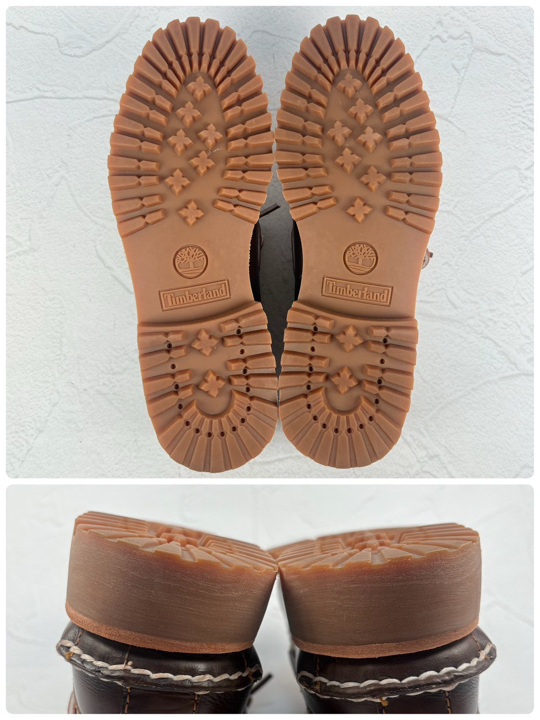【美品】Timberland ティンバーランド 3-Eye Classic Lag スリーアイ クラシックラグ デッキシューズ 茶 ブラウン 26 米国［W3233］