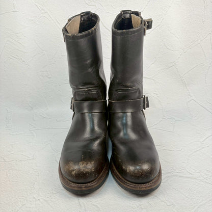 【茶芯】RED WING レッドウイング PT91 エンジニアブーツ 黒 6D ［W3240］