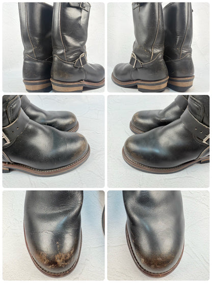 【茶芯】RED WING レッドウイング PT91 エンジニアブーツ 黒 6D ［W3240］