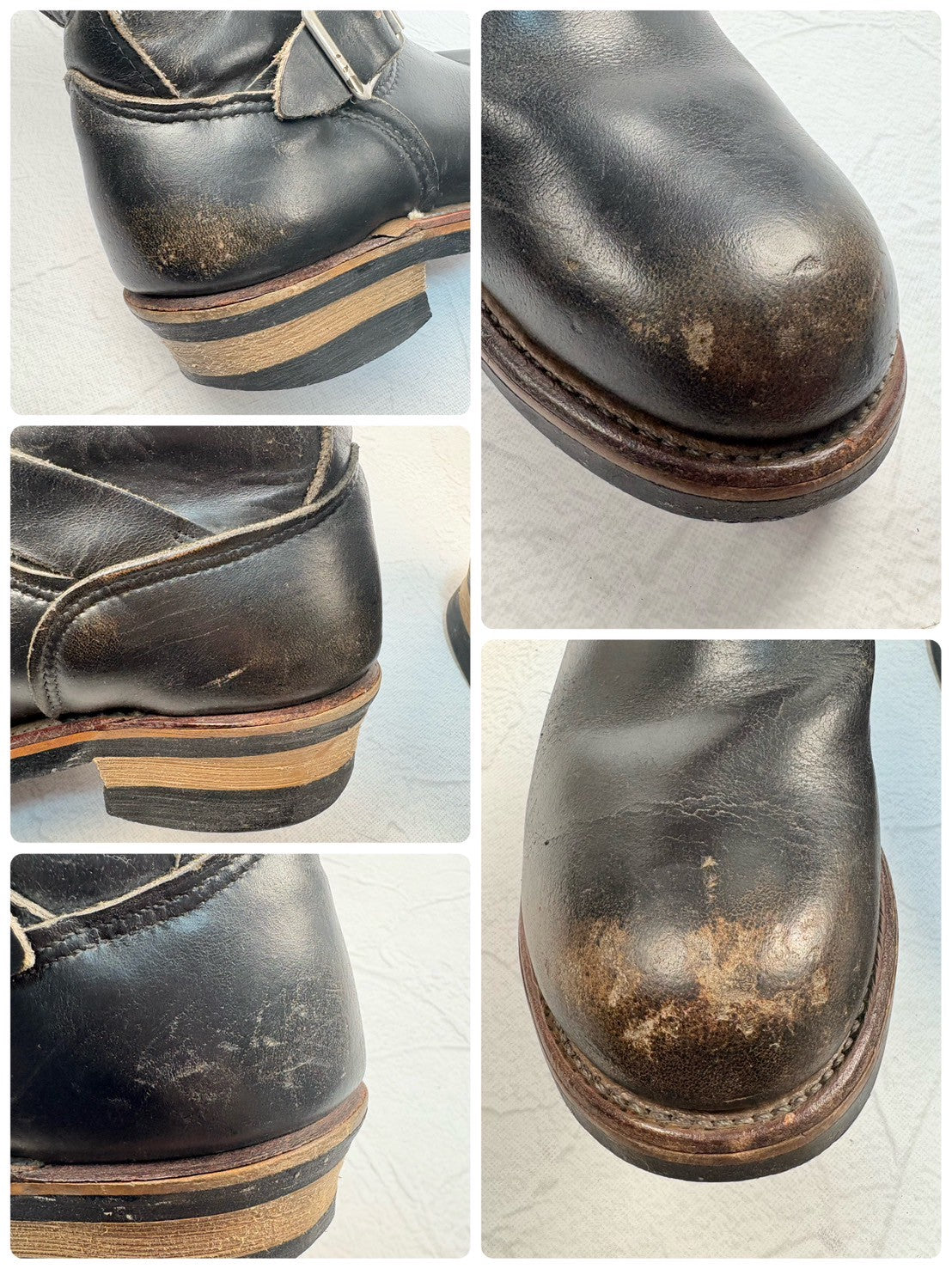 【茶芯】RED WING レッドウイング PT91 エンジニアブーツ 黒 6D ［W3240］