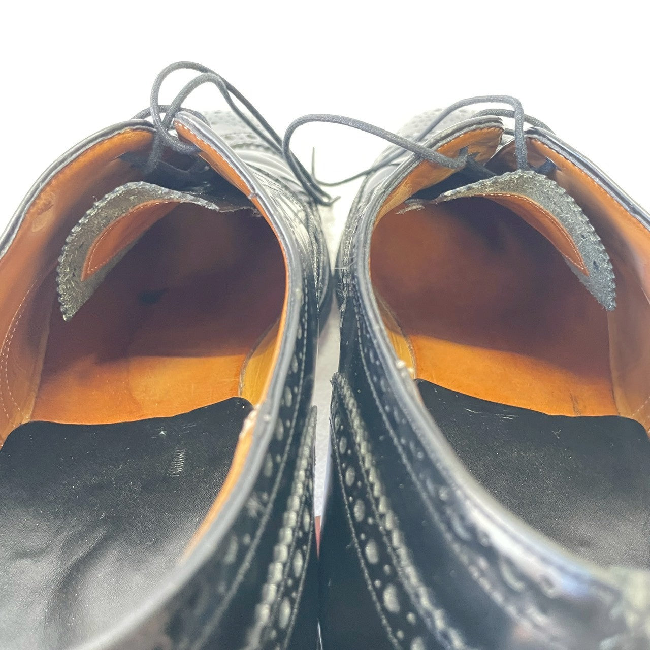 Church’s チャーチ Burwood バーウッド ウィング 内羽根 メダリオン 黒 ブラック UK9 / 27.5cm相当【W3376】