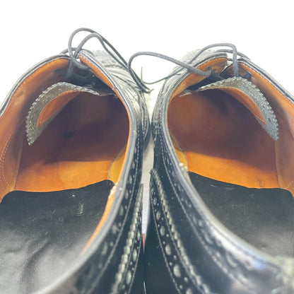 Church’s チャーチ Burwood バーウッド ウィング 内羽根 メダリオン 黒 ブラック UK9 / 27.5cm相当【W3376】