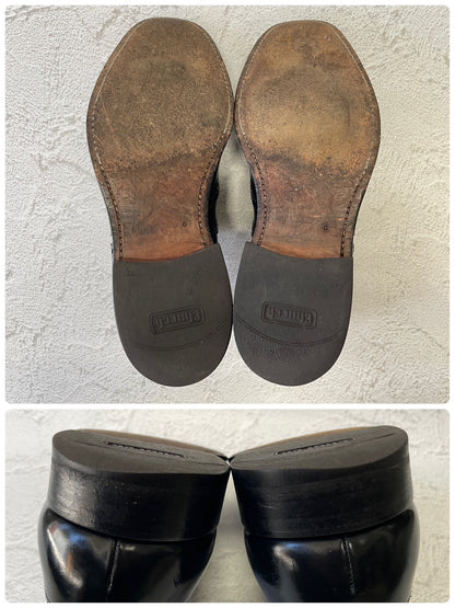 Church’s チャーチ Burwood バーウッド ウィング 内羽根 メダリオン 黒 ブラック UK9 / 27.5cm相当【W3376】