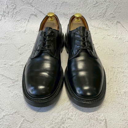 【リフト交換済み】Tricker’s トリッカーズ M7060 Kendal ケンダル プレーン 外羽根 4アイレット 黒 ブラック UK8 / 26.5cm【W3377】