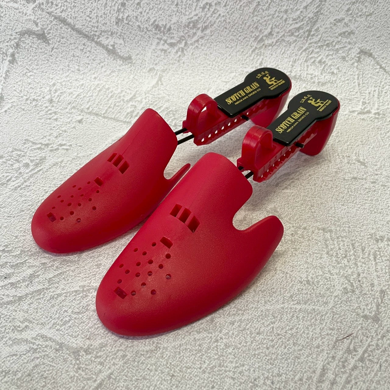 【美品】SCOTCH GRAIN スコッチグレイン 03604 ストレート 内羽根 スクエアトゥ 黒 ブラック 24.0cm【W3379】