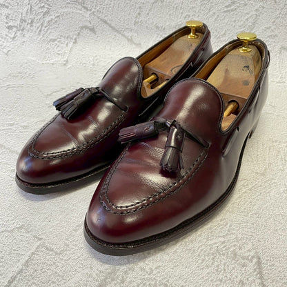 【リフト交換済み】ALDEN オールデン 663 タッセルローファー 赤茶 バーガンディ US10.5 / 28.5cm B/D【W3380】