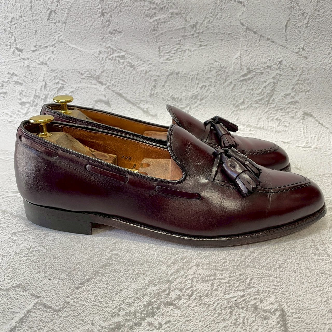 【リフト交換済み】ALDEN オールデン 663 タッセルローファー 赤茶 バーガンディ US10.5 / 28.5cm B/D【W3380】
