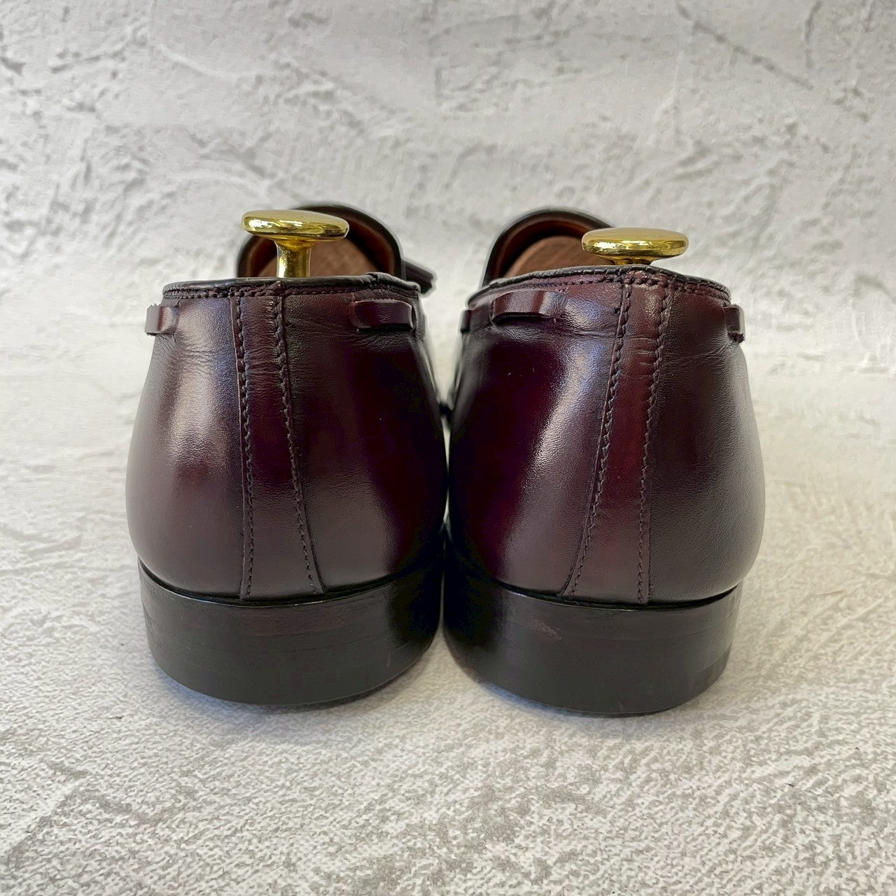 【リフト交換済み】ALDEN オールデン 663 タッセルローファー 赤茶 バーガンディ US10.5 / 28.5cm B/D【W3380】
