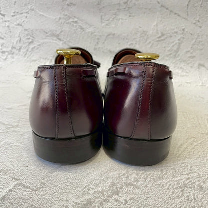 【リフト交換済み】ALDEN オールデン 663 タッセルローファー 赤茶 バーガンディ US10.5 / 28.5cm B/D【W3380】