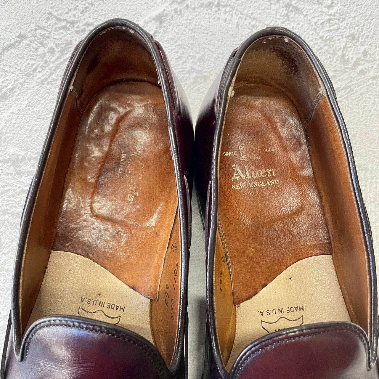 【リフト交換済み】ALDEN オールデン 663 タッセルローファー 赤茶 バーガンディ US10.5 / 28.5cm B/D【W3380】