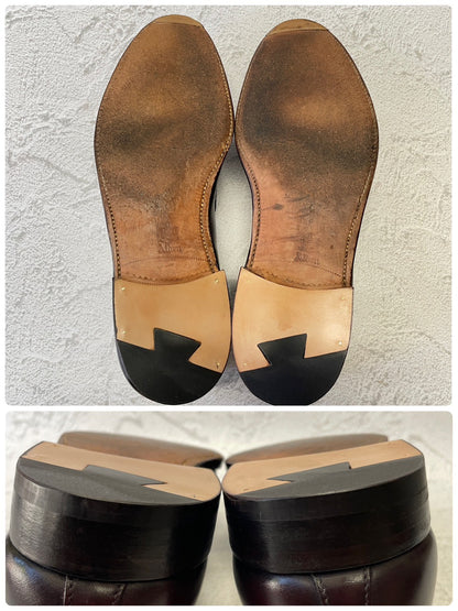 【リフト交換済み】ALDEN オールデン 663 タッセルローファー 赤茶 バーガンディ US10.5 / 28.5cm B/D【W3380】